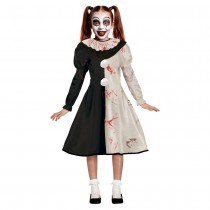 DÉGUISEMENT CLOWN TERREUR PIERROT FILLE