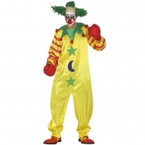 DÉGUISEMENT CLOWN TUNIQUE JAUNE HOMME