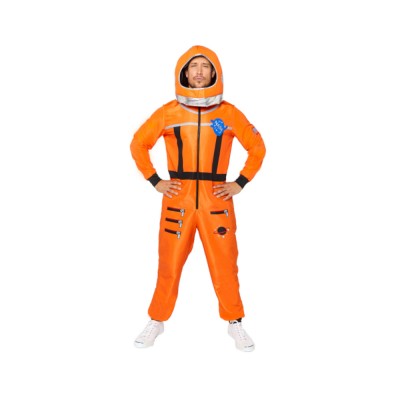 DÉGUISEMENT COMBINAISON ASTRONAUTE ORANGE ADULTE