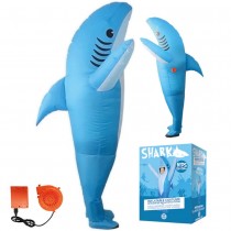 DÉGUISEMENT COSTUME GONFLABLE REQUIN BLEU ENFANT