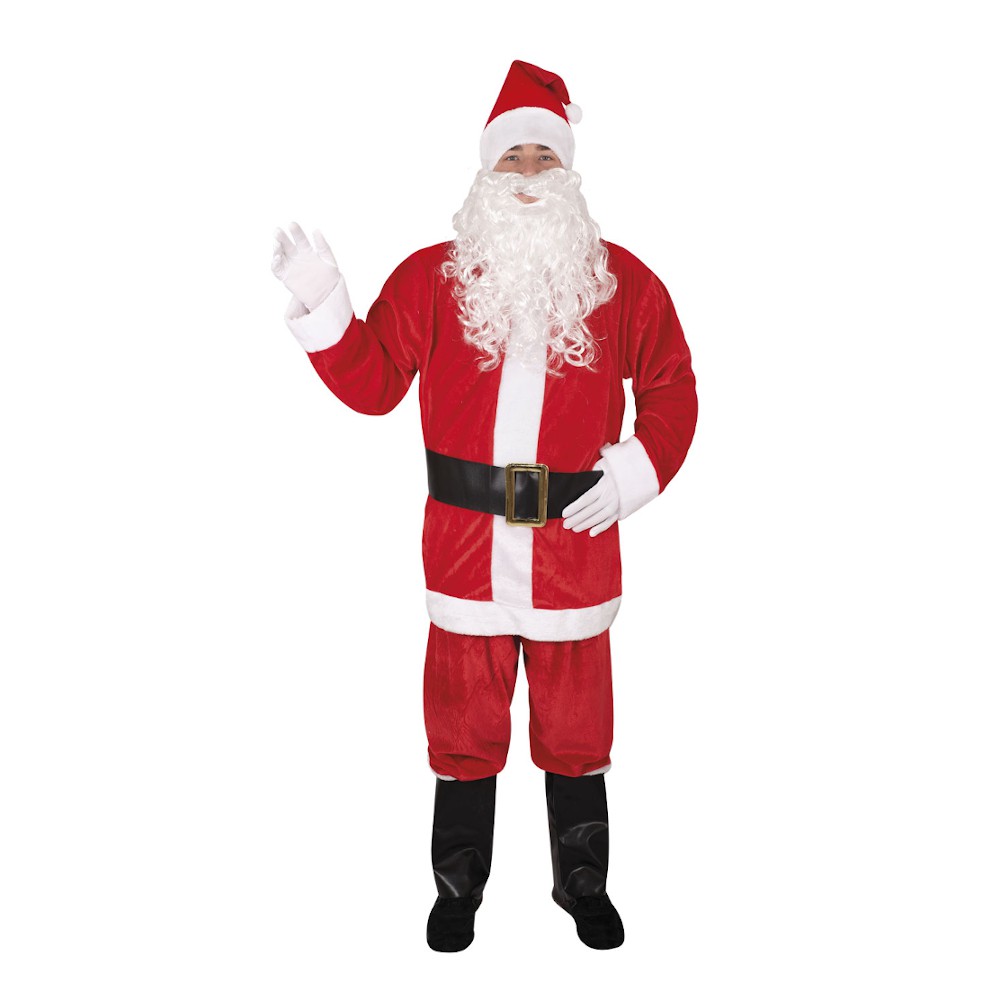 ZONEWD Père Noël avec barbe,Père Noël réaliste - visage père Noël pour le  costume Noël, masque complet vieil homme pour la fête Noël adulte cosplay  du