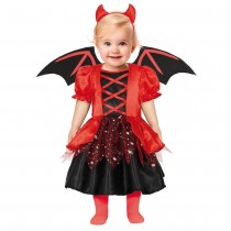 DÉGUISEMENT DIABLE NOCTURNE ROUGE BÉBÉ
