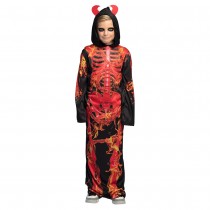 DÉGUISEMENT DIABLE SQUELETTE ENFLAMMÉ GARÇON