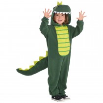 DÉGUISEMENT DINOSAURE VERT ENFANT