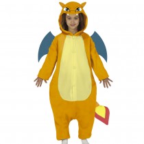 DÉGUISEMENT DRAGON KIGURUMIMI ORANGE ENFANT