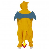 DÉGUISEMENT DRAGON KIGURUMIMI ORANGE ENFANT