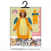 DÉGUISEMENT DRAGON KIGURUMIMI ORANGE ENFANT