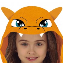 DÉGUISEMENT DRAGON KIGURUMIMI ORANGE ENFANT
