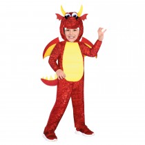 DÉGUISEMENT DRAGON ROUGE ENFANT