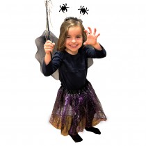 DÉGUISEMENT FÉE ARAIGNÉE TUTU ACCESSOIRES FILLE