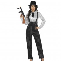 DÉGUISEMENT GANGSTER COSTUME MAFIA ANNÉES 20 FEMME