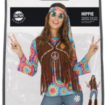 DÉGUISEMENT HIPPIE FLOWER POWER FEMME