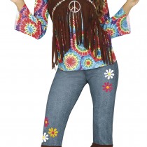 DÉGUISEMENT HIPPIE FLOWER POWER FEMME