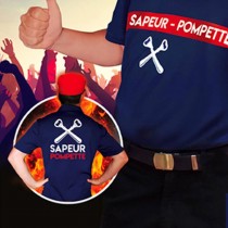 DÉGUISEMENT HUMORISTIQUE SAPEUR POMPETTE ADULTE