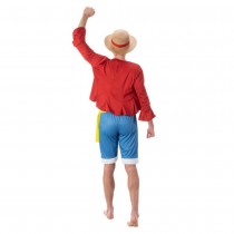 DÉGUISEMENT LUFFY CHAPEAU PAILLE ONE PIECE HOMME