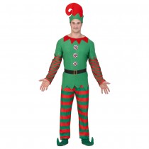 DÉGUISEMENT LUTIN BOUTONS GOURMANDISE NOËL HOMME