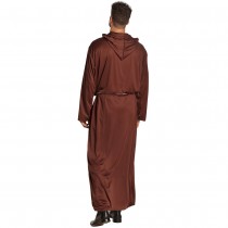 DÉGUISEMENT MOINE ROBE MARRON FRÈRE MÉDIÉVAL HOMME