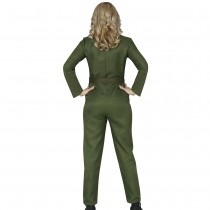 DÉGUISEMENT PILOTE UNIFORME ARMÉE USA FEMME