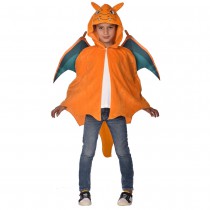 DÉGUISEMENT POKÉMON DRACAUFEU CAPE ORANGE ENFANT