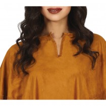 DÉGUISEMENT PONCHO À FRANGES INDIENNE HIPPIE FEMME