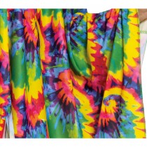 DÉGUISEMENT PONCHO BANDEAU TRESSES HIPPIE FEMME