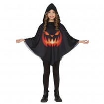 DÉGUISEMENT PONCHO CITROUILLE TERRIFIANTE ENFANT