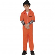 DÉGUISEMENT PRISONNIER TATOUÉ UNIFORME USA GARÇON