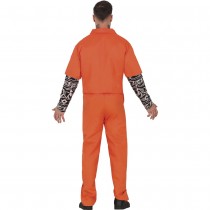 DÉGUISEMENT PRISONNIER TATOUÉ UNIFORME USA HOMME