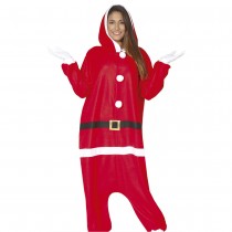 DÉGUISEMENT PYJAMA COMBINAISON PÈRE NOËL ADULTE