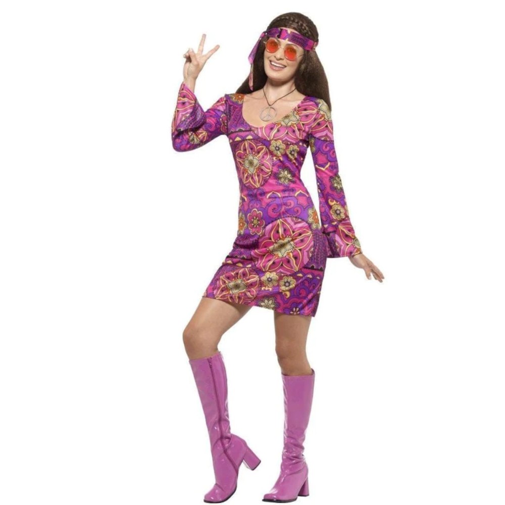 Déguisement Robe Hippie - Adulte