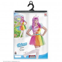 DÉGUISEMENT ROBE LICORNE FLASHY FEMME