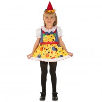 DÉGUISEMENT ROBE PETIT CLOWN FILLE