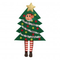 DÉGUISEMENT SAPIN DE NOËL LUTIN FARCEUR 21.5X26CM