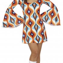 DÉGUISEMENT SEVENTIES PSYCHÉDÉLIQUE FEMME