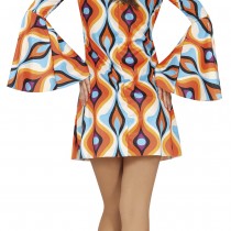 DÉGUISEMENT SEVENTIES PSYCHÉDÉLIQUE FEMME
