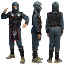 DÉGUISEMENT SHINOBI FUGU GUERRIER JAPONAIS GARÇON