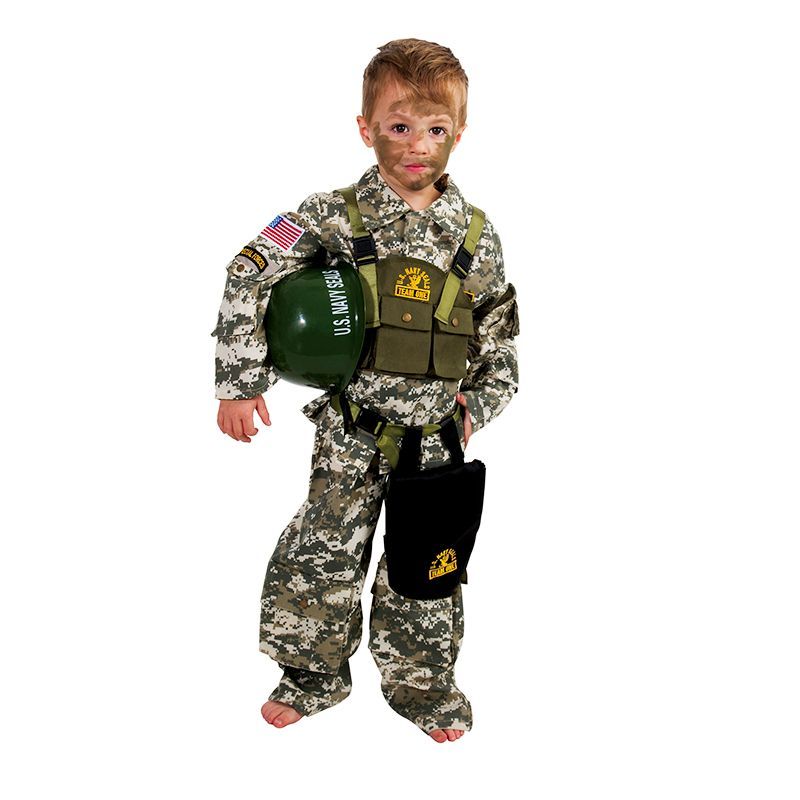 Garçons Armée Costume Déguisement Soldat Costume uniforme militaire Kids Camo