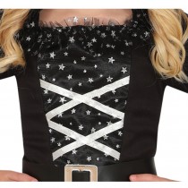 DÉGUISEMENT SORCIÈRE ÉTOILE ARGENT MÉTAL FILLE