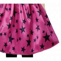 DÉGUISEMENT SORCIÈRE ROBE ÉTOILE ROSE FILLE