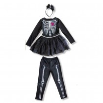 DÉGUISEMENT SQUELETTE CUR FASHION FILLE