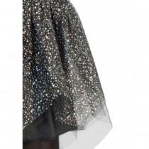 DÉGUISEMENT SQUELETTE ROBE COURTE IRISÉ FILLE