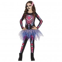 DÉGUISEMENT SQUELETTE TUTU C?\'UR ROSE FILLE