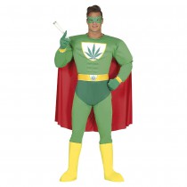 DÉGUISEMENT SUPER-HÉROS MUSCLES MARIHUANA HOMME