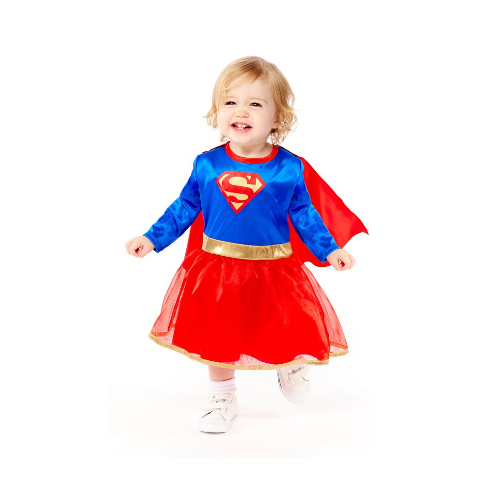 SupermanRubies Deguisement Super Girl Classique Bébé Taille 50 à 67 cm 0/6 mois Marque  