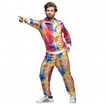 DÉGUISEMENT SURVÊTEMENT DISCO MULTICOLORE HOMME