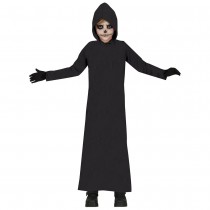 DÉGUISEMENT TUNIQUE À CAPUCHE NOIRE ENFANT