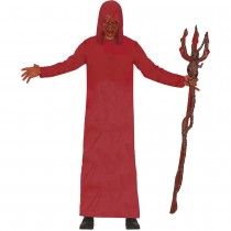 DÉGUISEMENT TUNIQUE À CAPUCHE ROUGE ADULTE