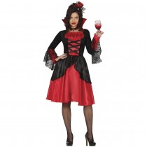 DÉGUISEMENT VAMPIRE ROBE STEAMPUNK GOTHIQUE FEMME