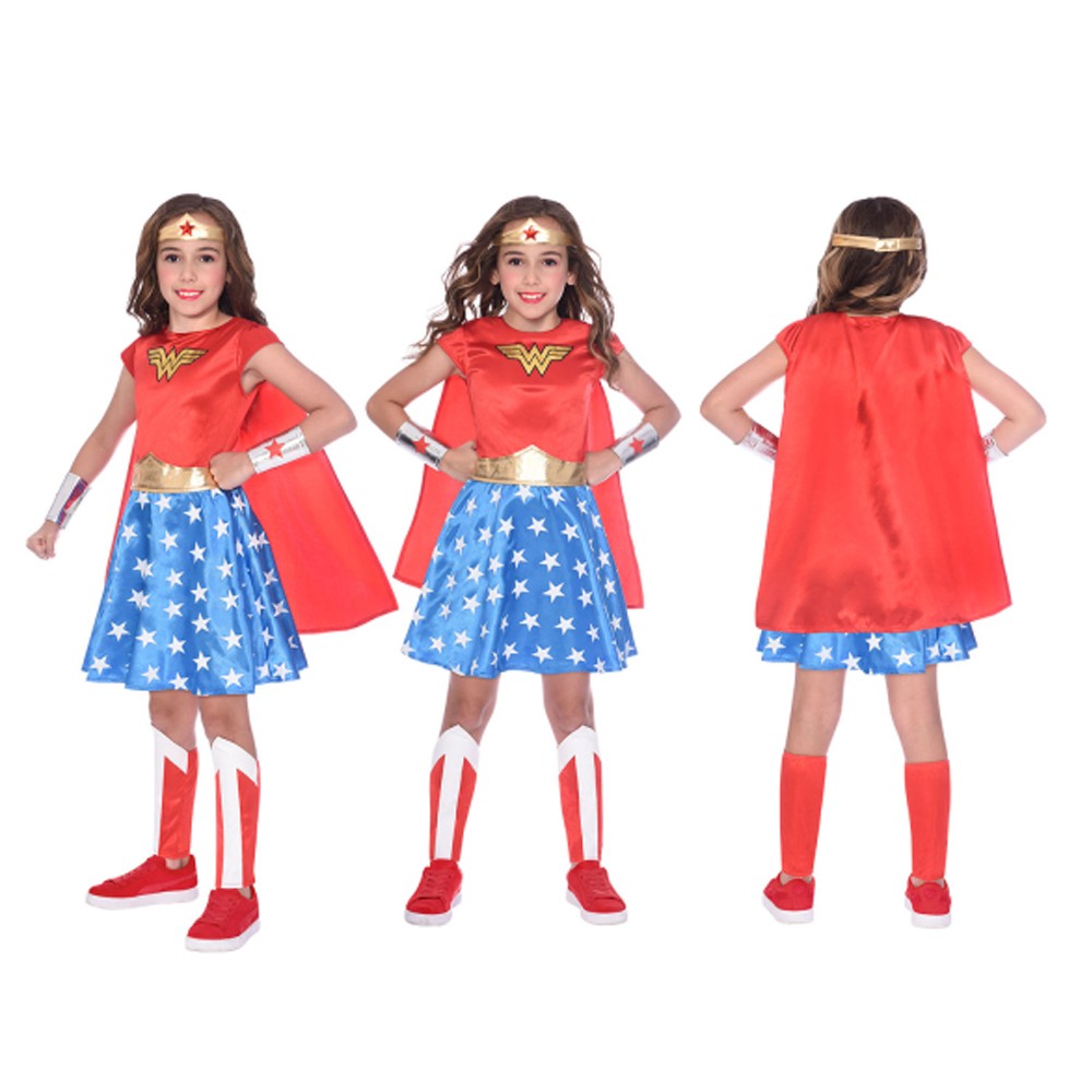 Déguisement Wonder Woman Classique - Fille - 3/4 ans (96 à 104 cm)