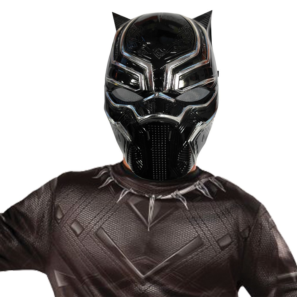 DEMI-MASQUE BLACK PANTHER PVC ENFANT